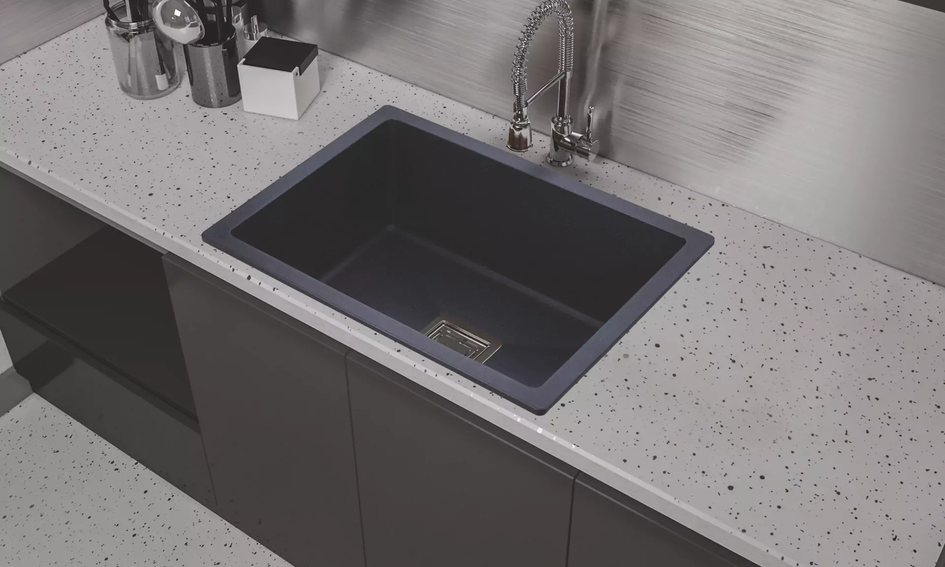 Rossa Single Bowl Quartz Sink Preview